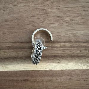 Brighton Beautiful Like New Two-Tone Hoop Earrings